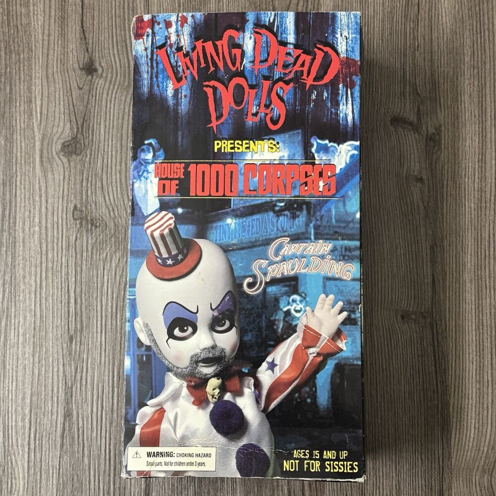 Living Dead Dolls House of 1000 Corpses Captain Spaulding Figure 11"